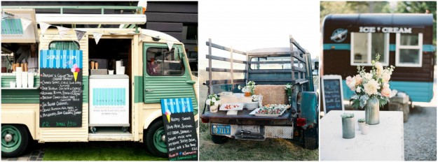 Le food truck idéal, pour un mariage bohème, champêtre, nature et vintage 